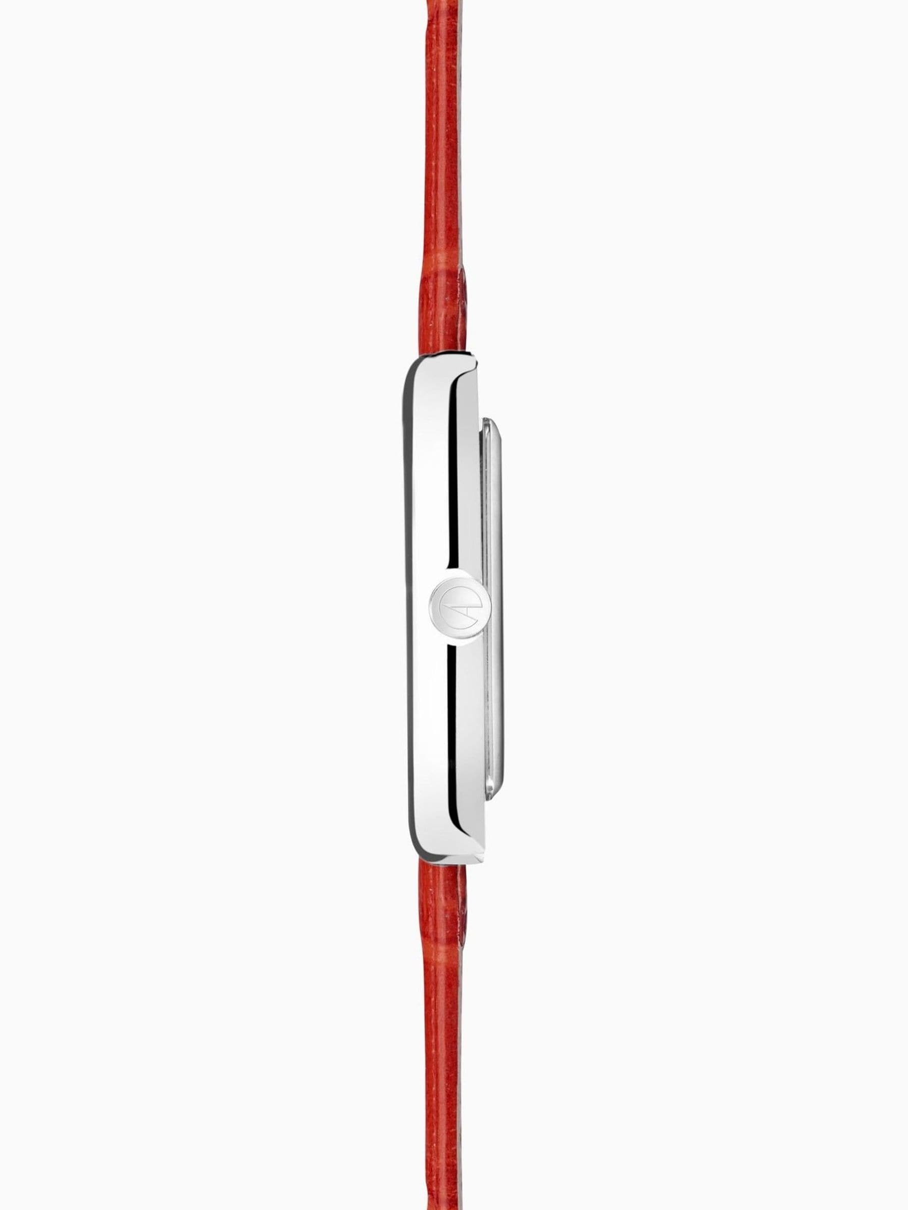 Accurist red rectangular analogue watch - British product