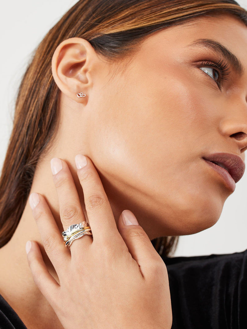 Silver Plated Spinning Ring