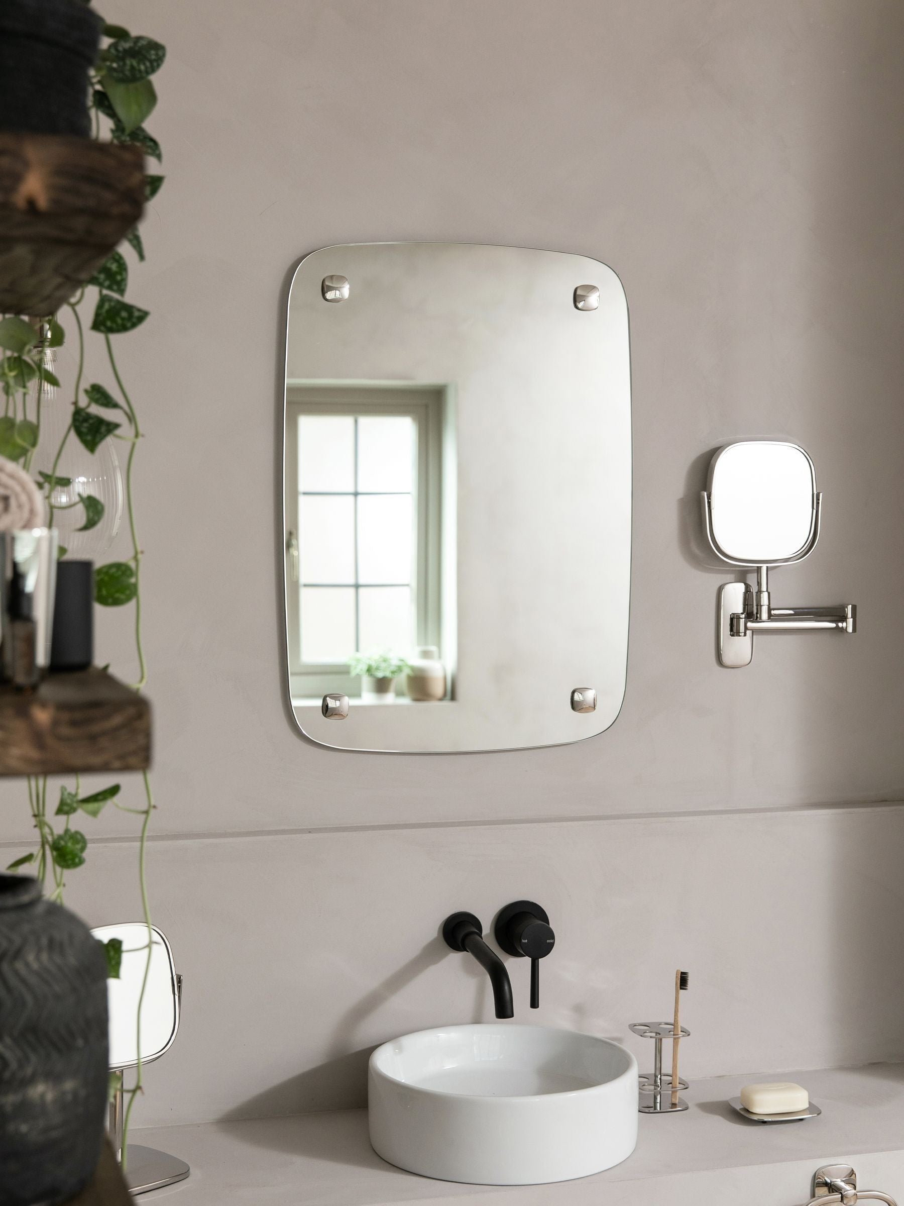 Robert Welch Burford Wall Mirror 700mm x 500mm, imported from the UK
