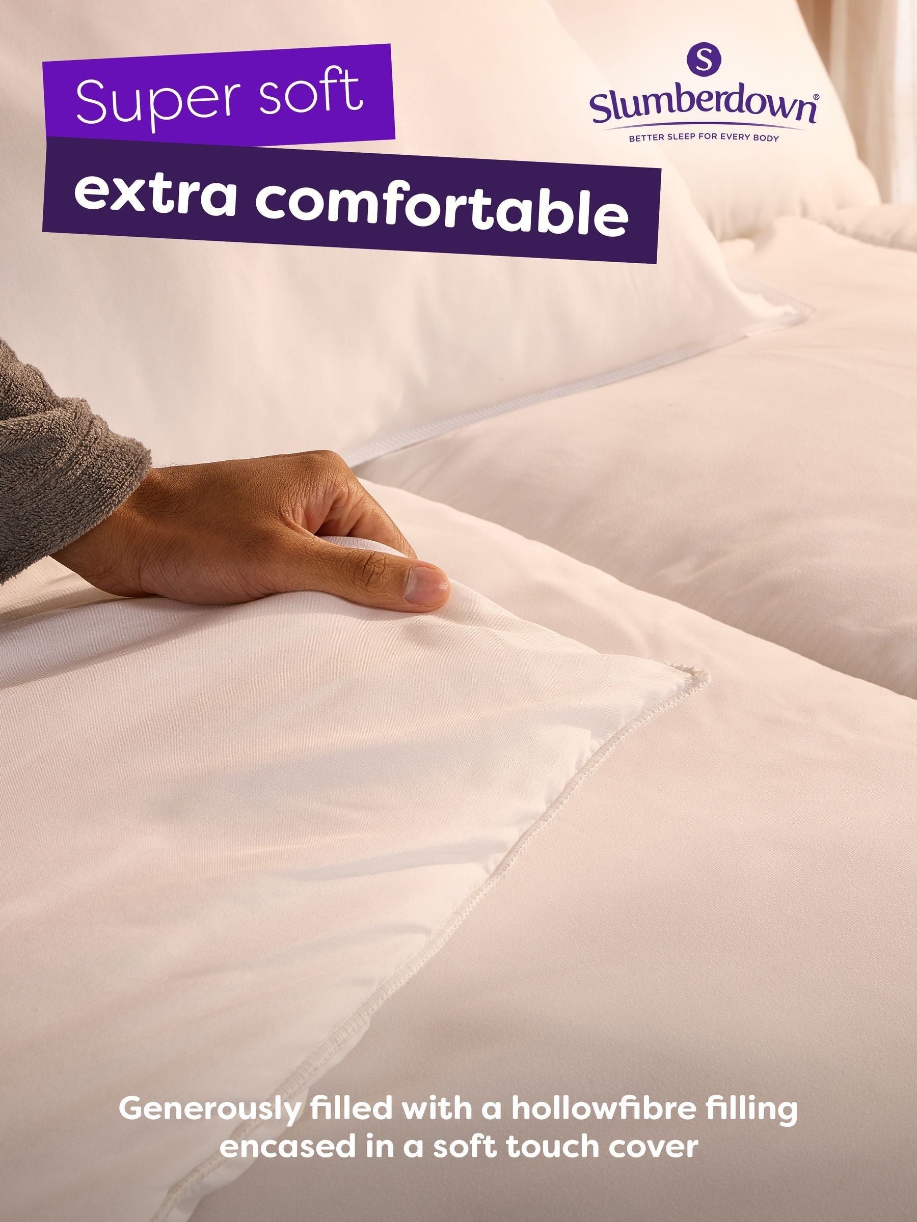 Slumberdown Chilly Nights 15 Tog Winter White Duvet