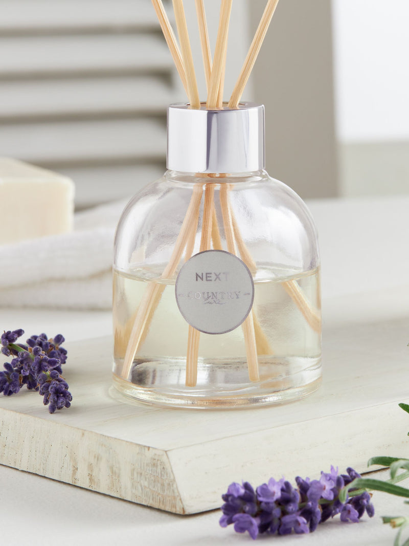 Country Luxe lavender and geranium reed diffuser 60ml - British product