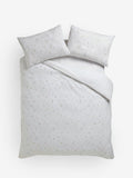 White Petal duvet cover and pillowcase set (British brand)