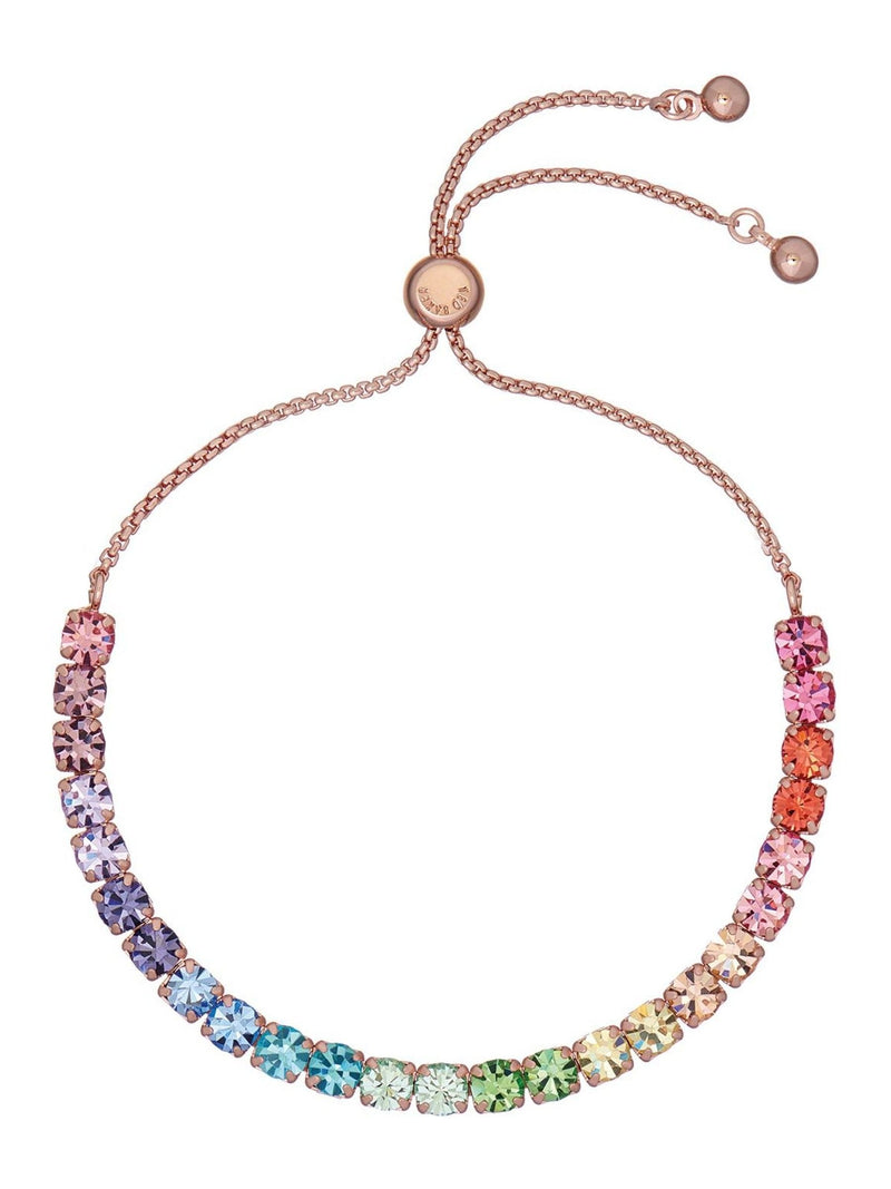 Ted Baker Rose Gold Crystal Slider Bracelet (British brand)
