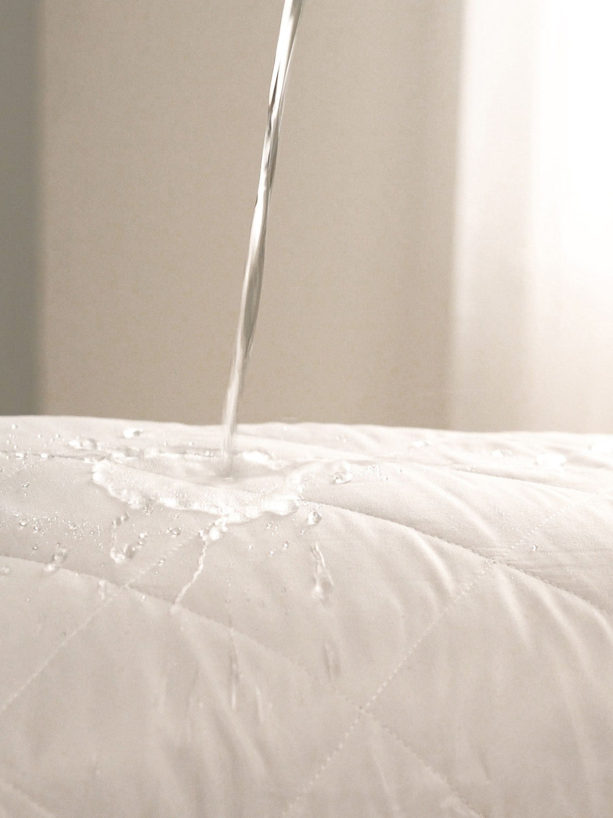 Slumberdown Teflon 35cm Depth White Mattress Protector