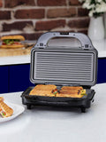 Tower Silver 3-in-1 Deep Fill Sandwich Maker