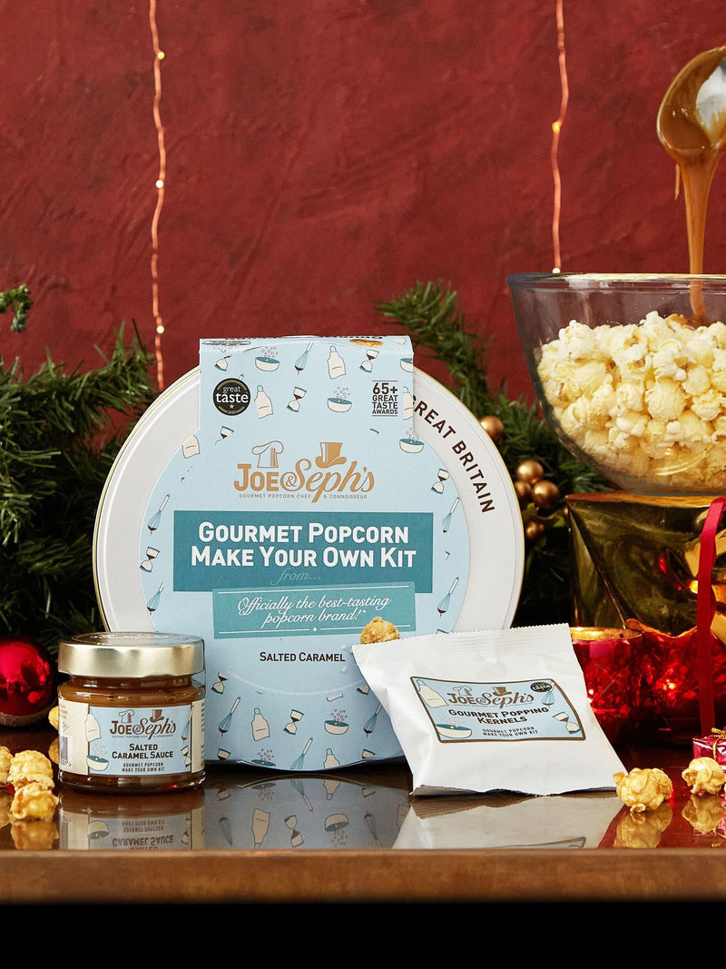 Joe & Seph's salted caramel gourmet popcorn making kit 720g, UK version