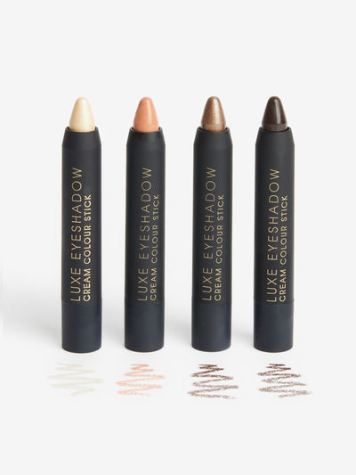 Luxe Pretty Neutrals Cream Eyeshadow Crayons Set of 4
