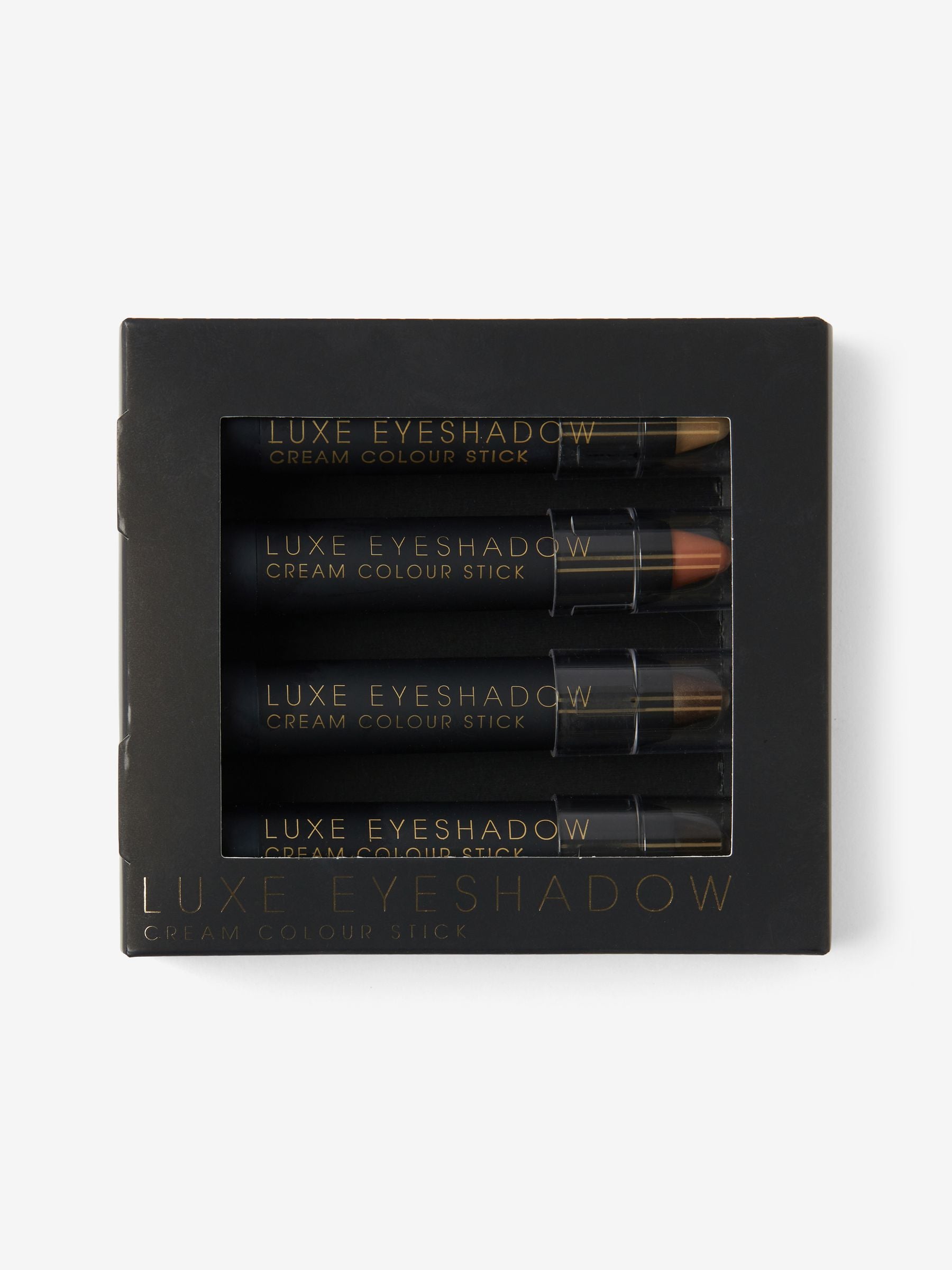 Luxe Pretty Neutrals eyeshadow crayons set of 4, UK version