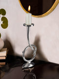 Fifty Five South White Twist Candle Holder - British product