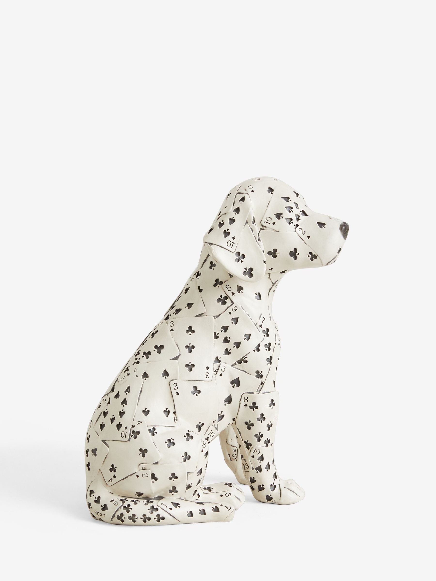Ace The Dalmatian Dog Ornament white/black 24.5cm (British brand)