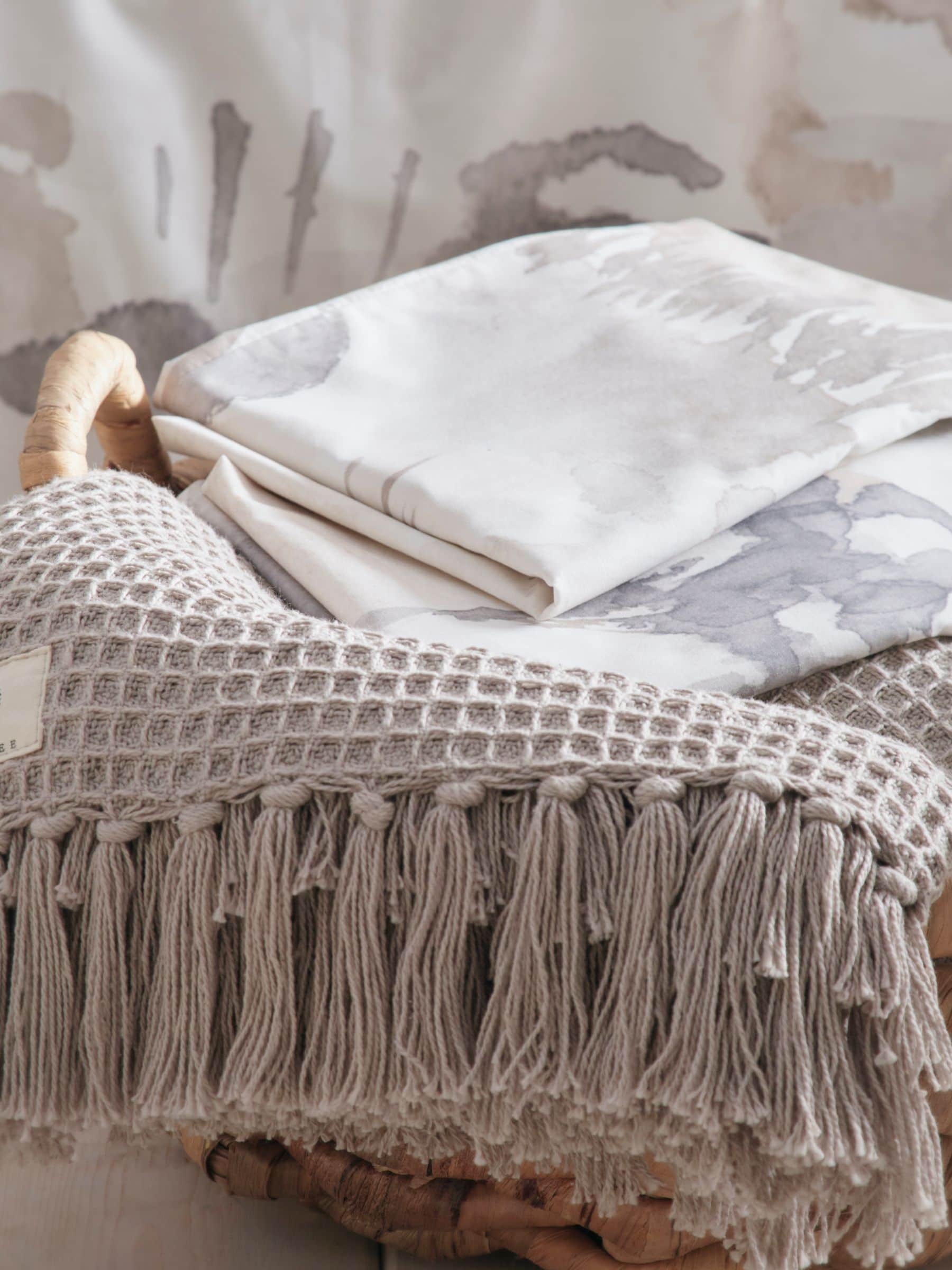 Appletree Natural Edale duvet cover and pillowcase set - British product
