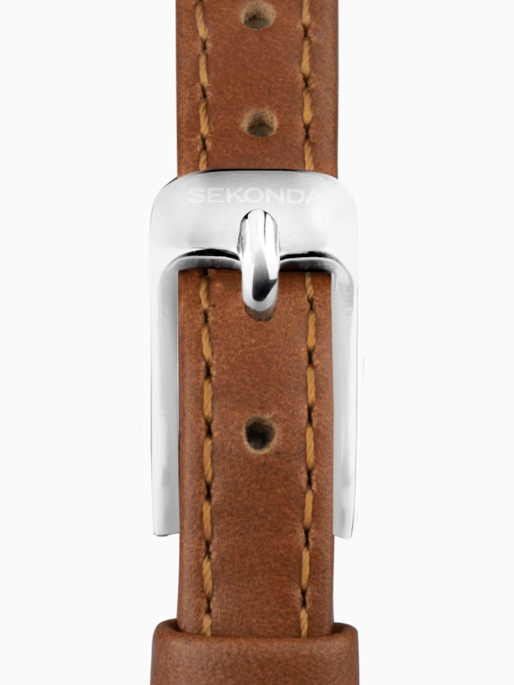 Sekonda White Harley Leather Strap Watch