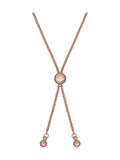 Ted Baker Rose Gold Tennis Bracelet Clear Crystal 21cm (British brand)