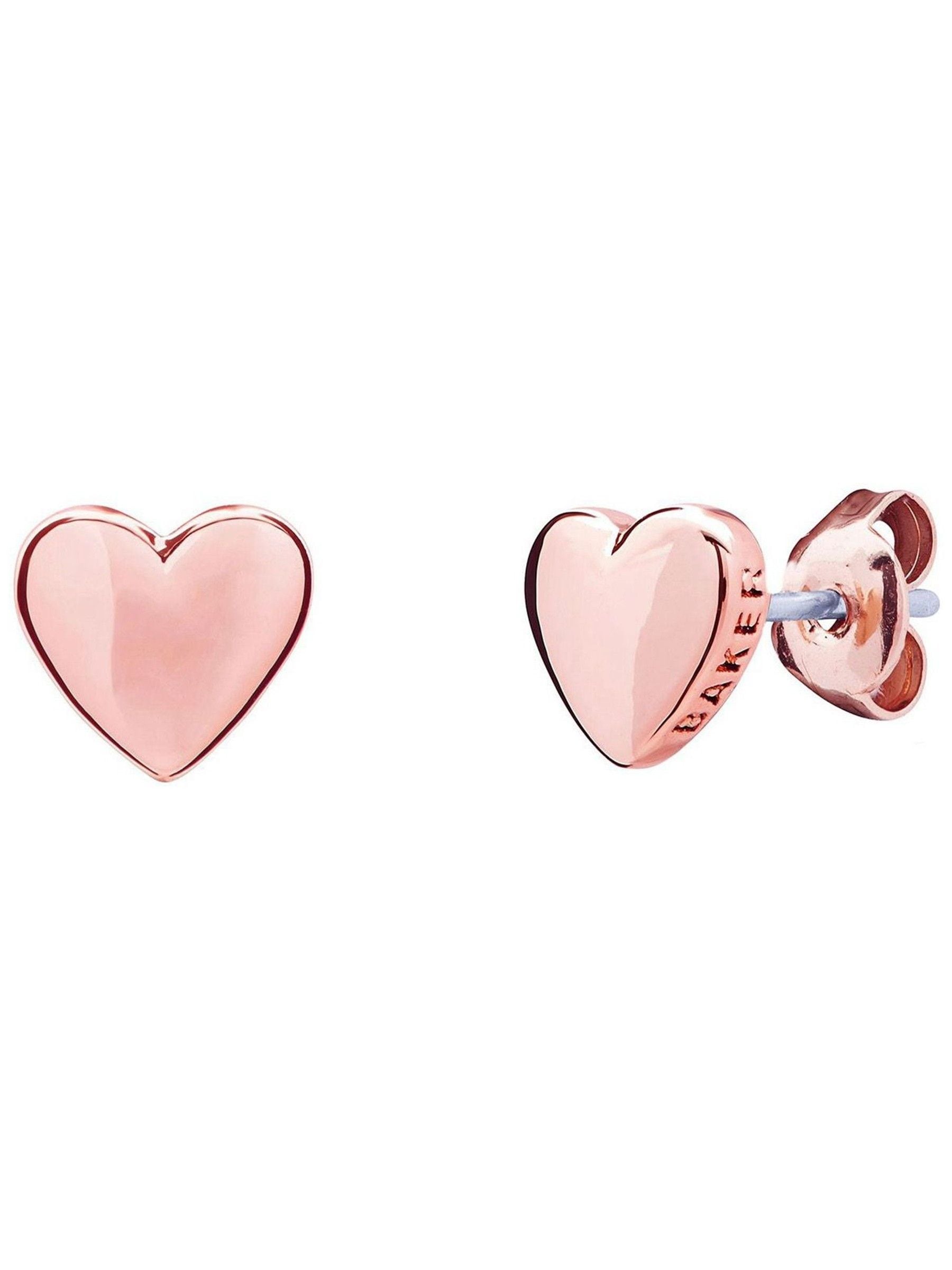 Ted Baker heart stud earrings (British brand)