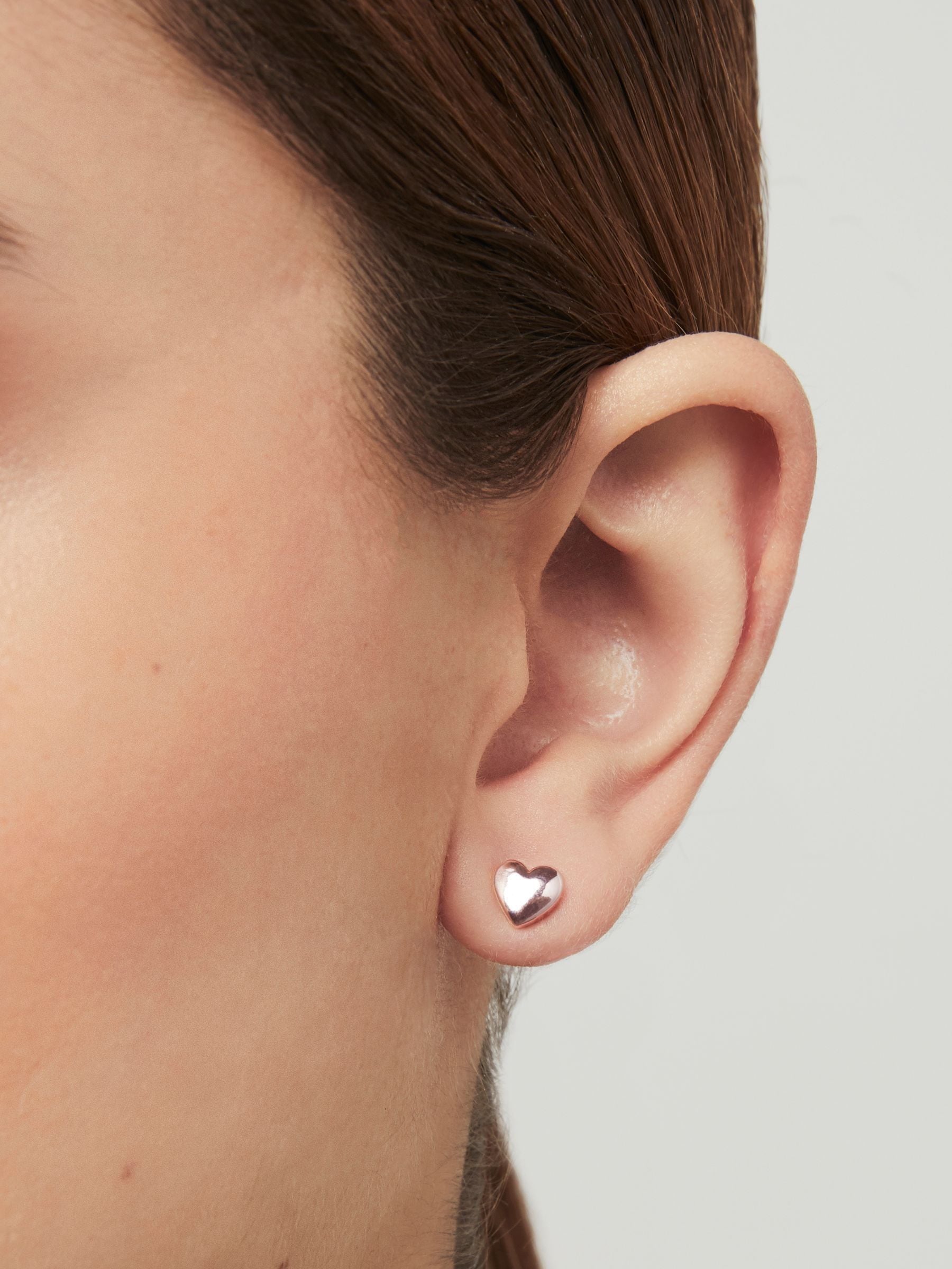 Ted Baker heart stud earrings (British brand)