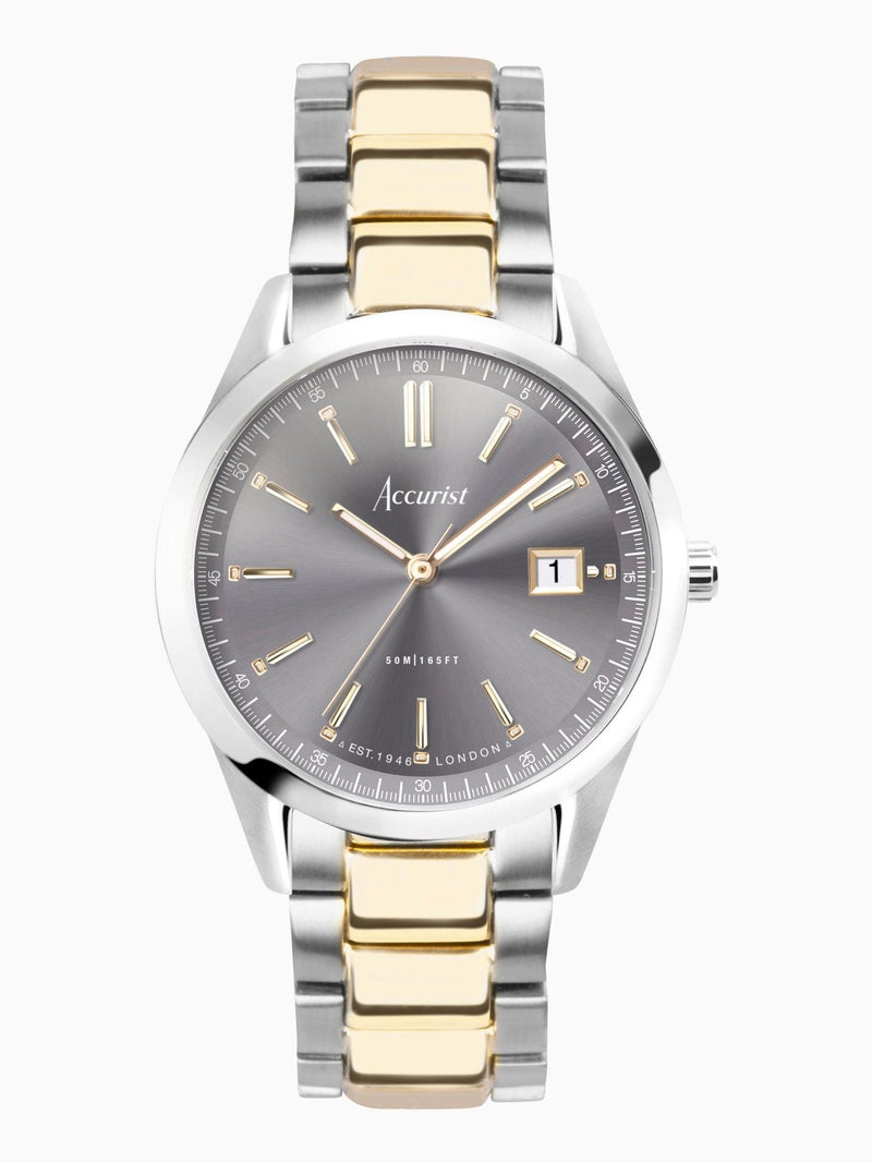 Accurist Gold Everyday Stainless Steel Bracelet Analogue Watch - British product