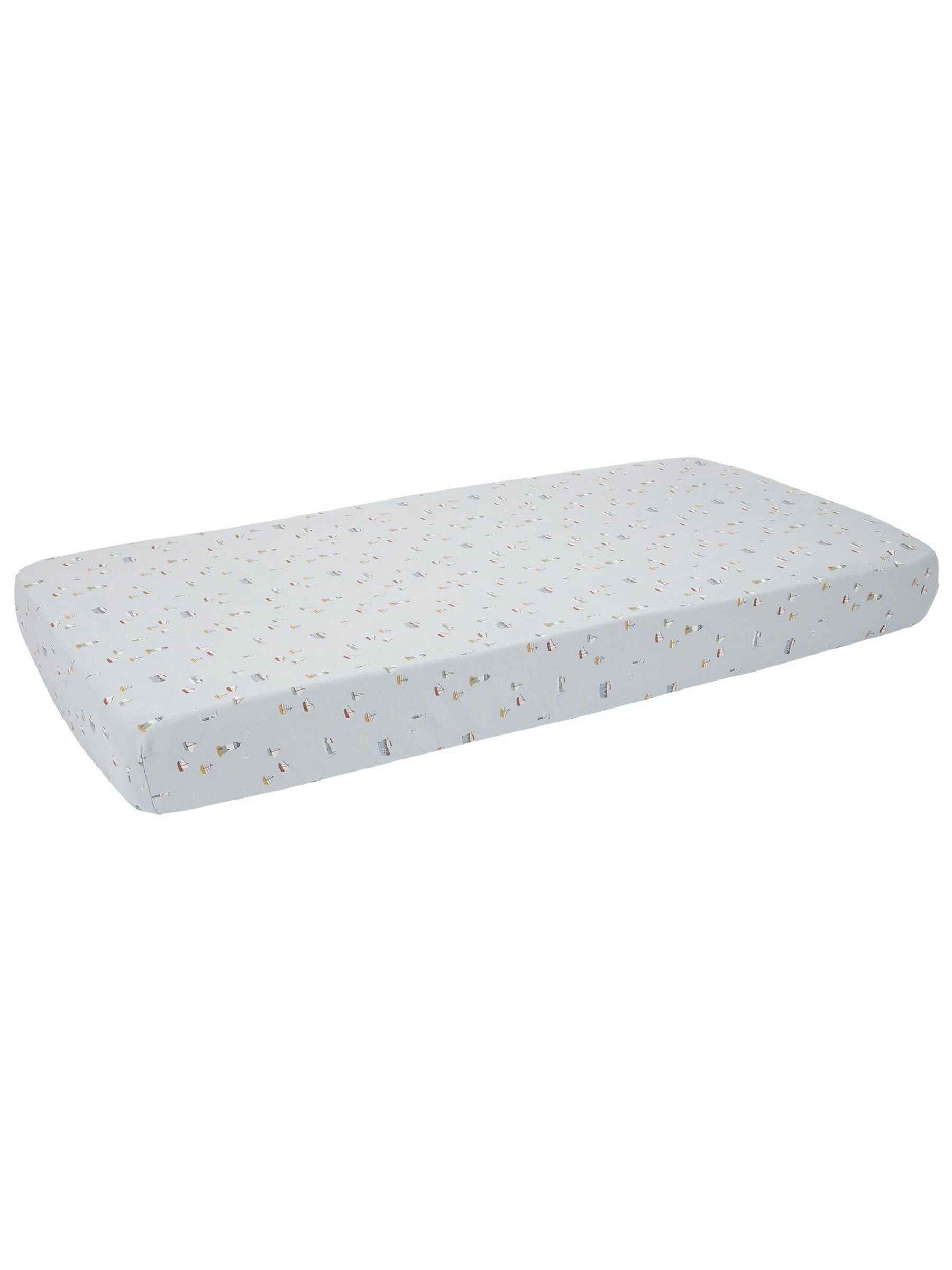 Little Dutch Blue Sailors Bay bassinet sheet, UK version