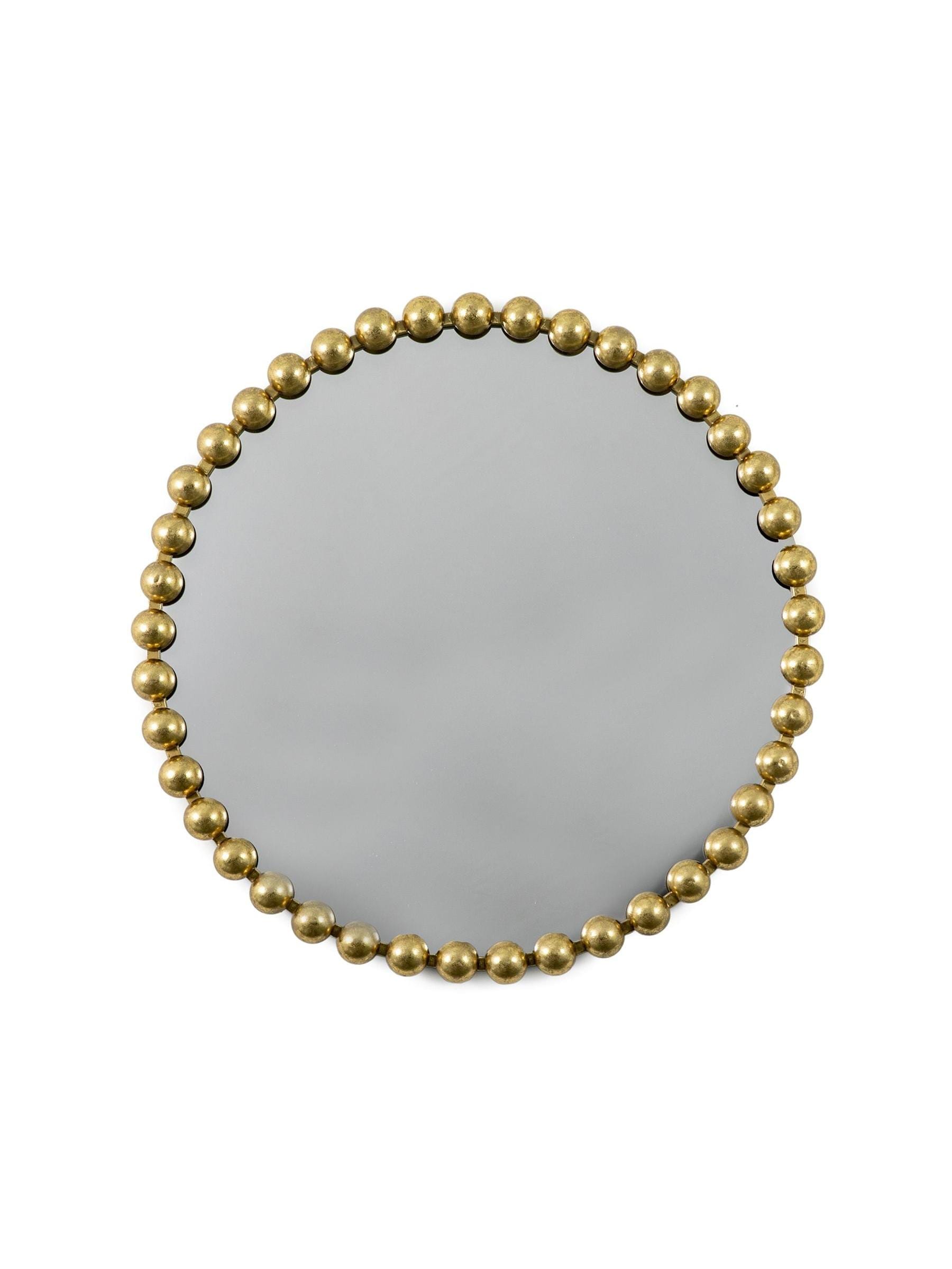 Gallery Home Gold Watervale Round Mirror 80cm, UK version