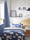 Peter Rabbit™ Blue Sleepy Head Timeless Printed Duvet Cover and Pillowcase Set