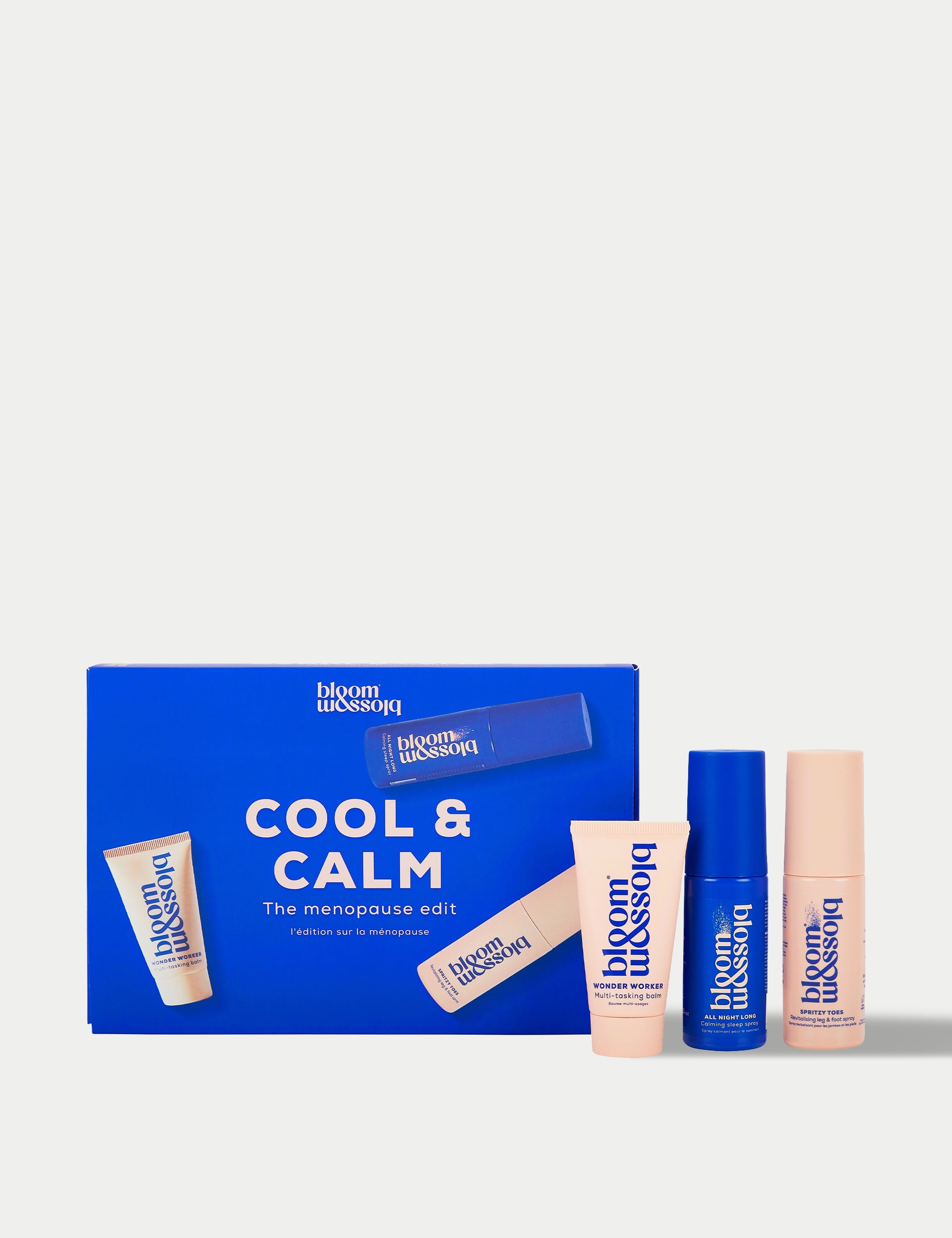 BLOOM AND BLOSSOM Cool & Calm Menopause Edit Gift Set - British product