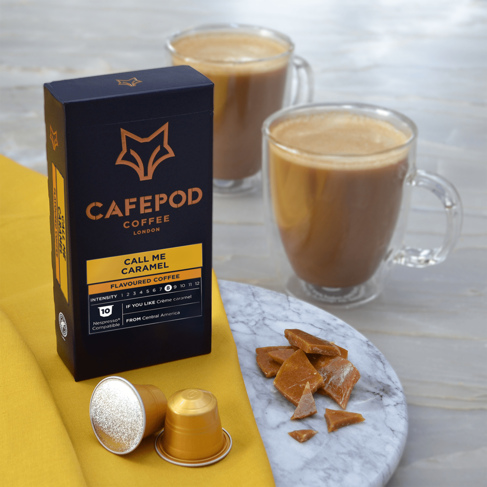 Call Me Caramel coffee beans - British product