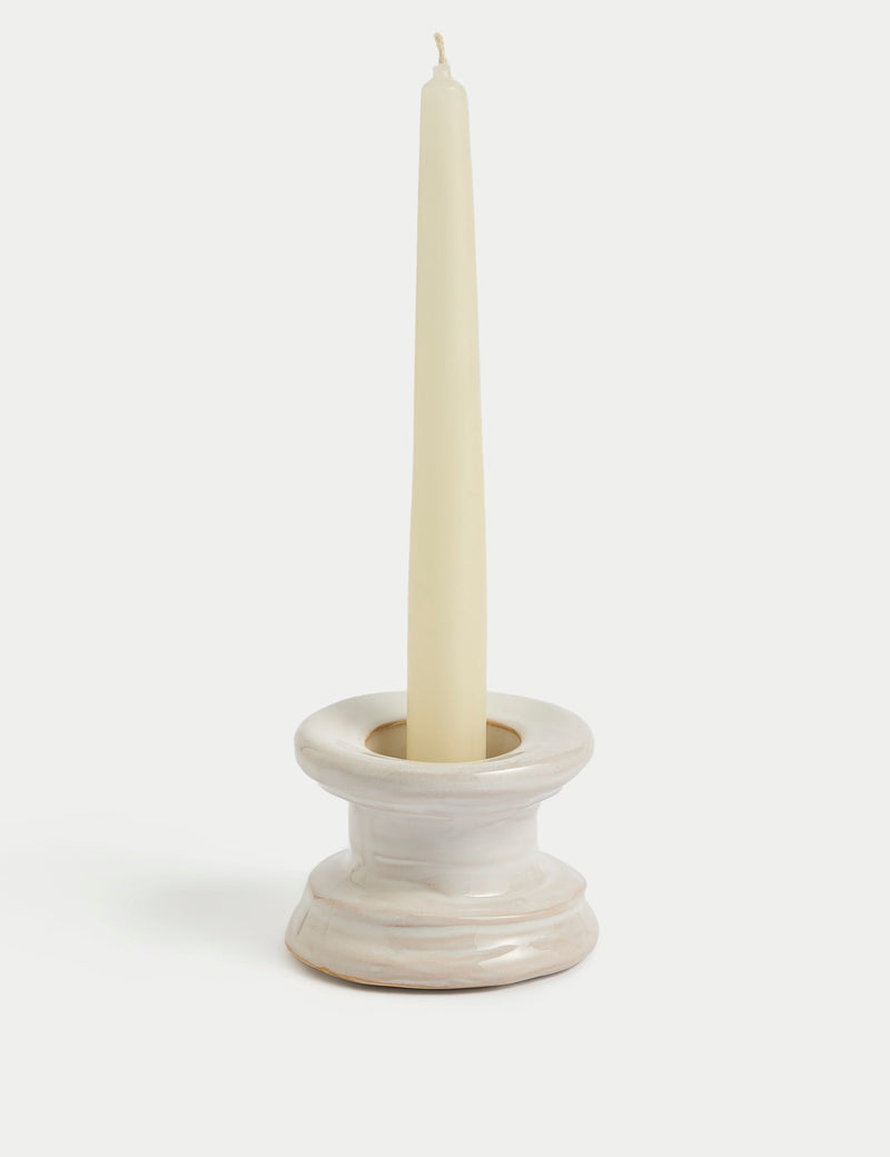 Ceramic Dinner Candle & Tealight Holder