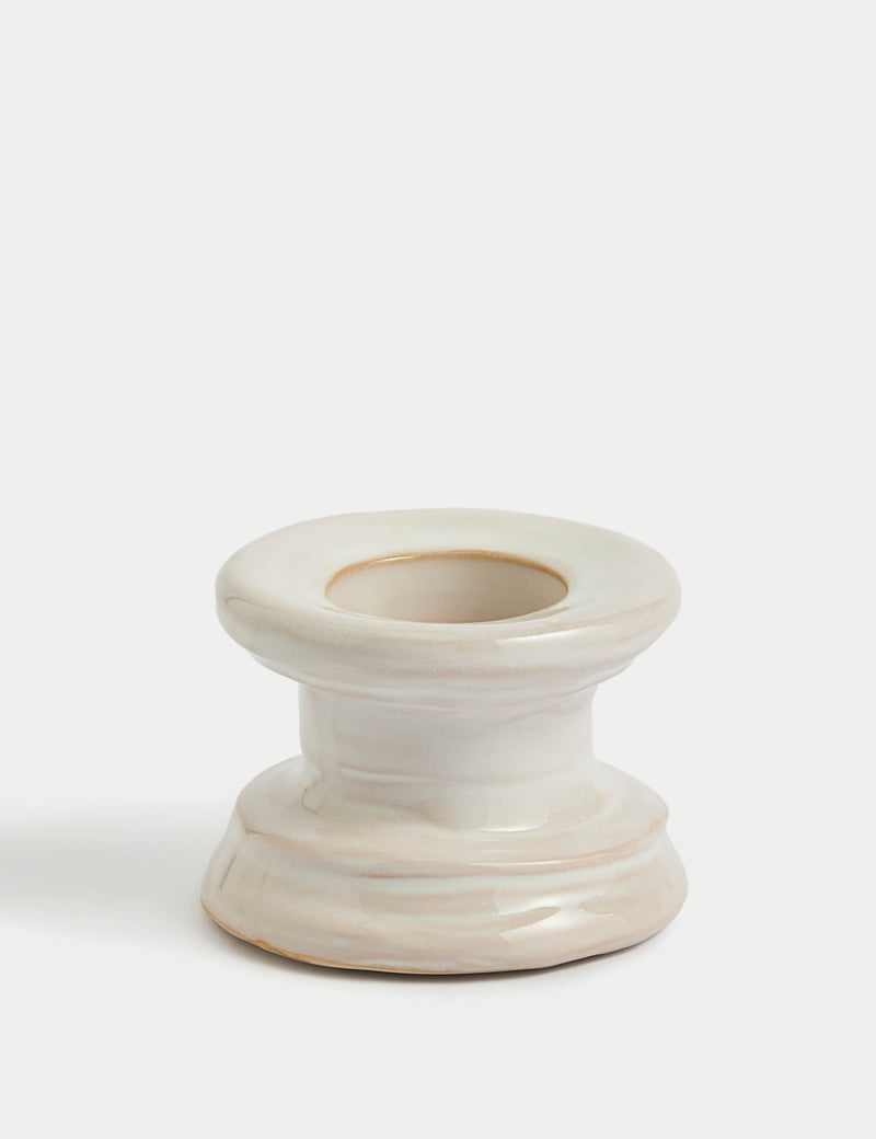 Ceramic Dinner Candle & Tealight Holder
