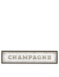 Champagne extra large rectangular wall mirror - British product