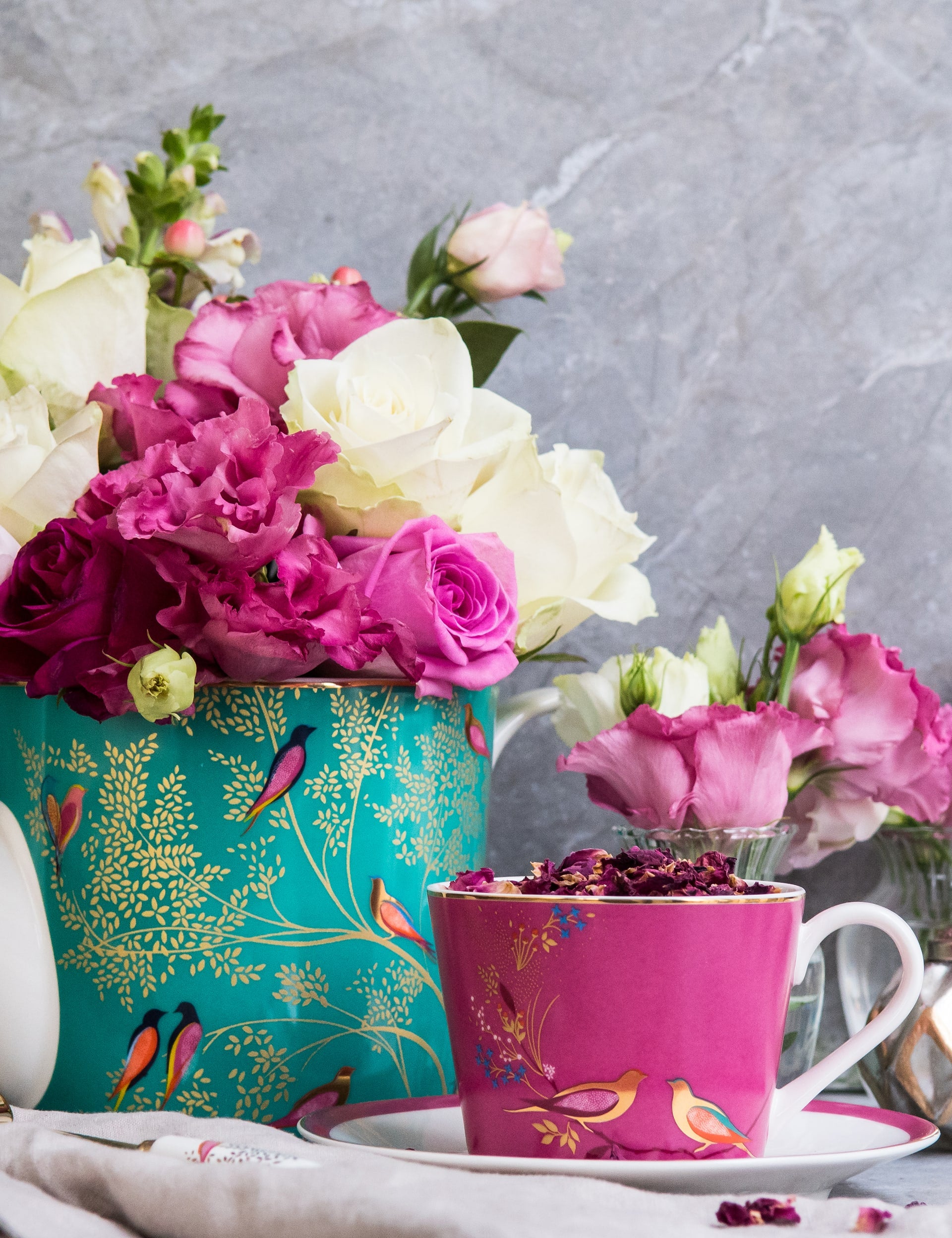 Chelsea Cup & Saucer by Sara Miller - British product