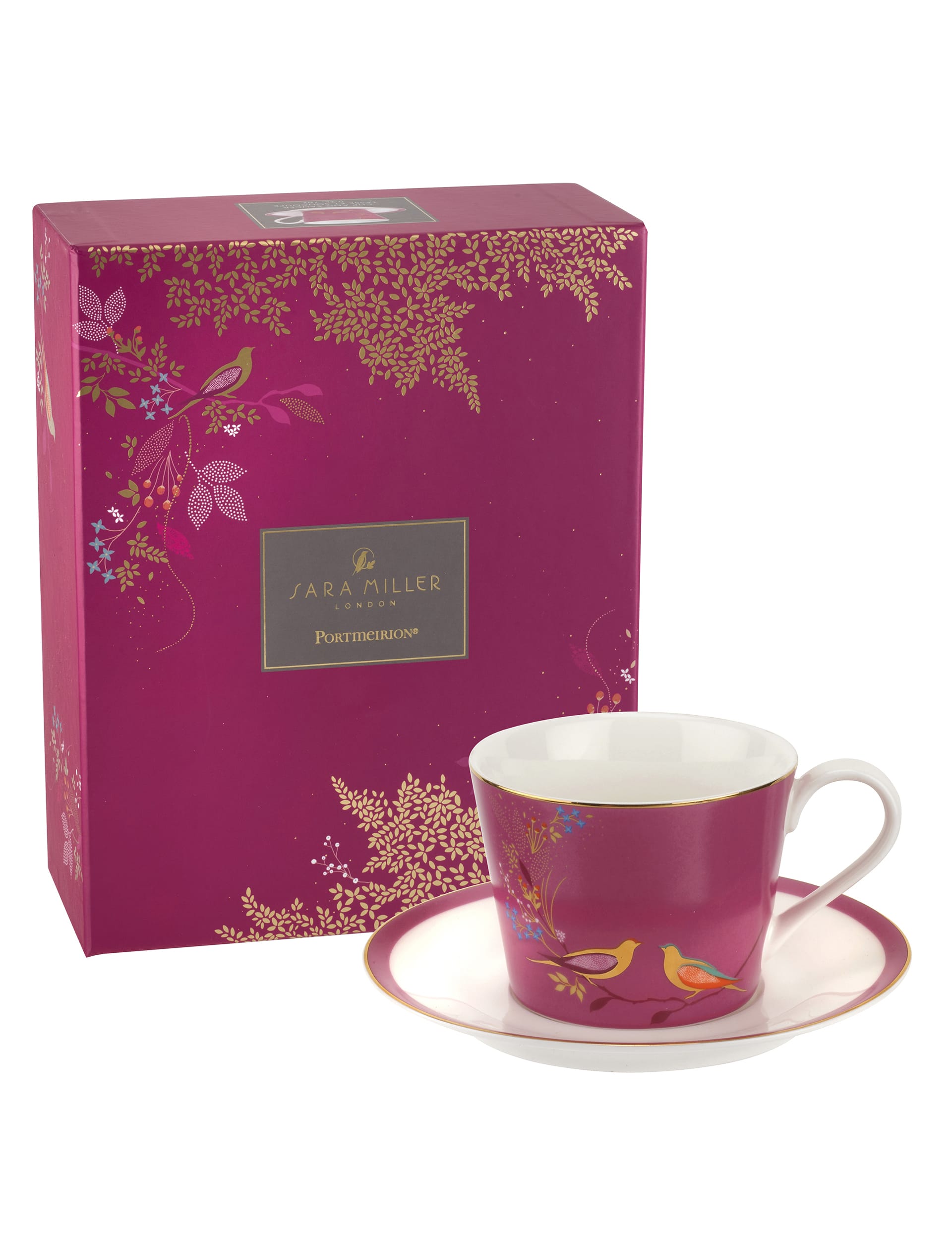 Chelsea Cup & Saucer by Sara Miller - British product