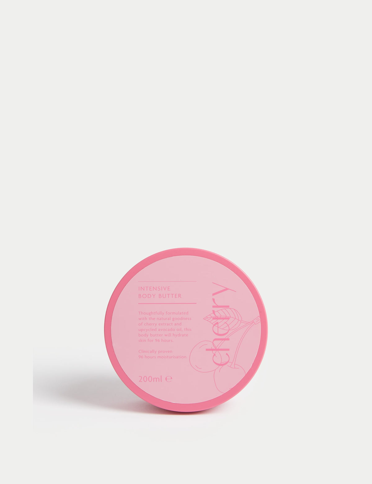 Burst Bodycare cherry body butter 200ml - British product