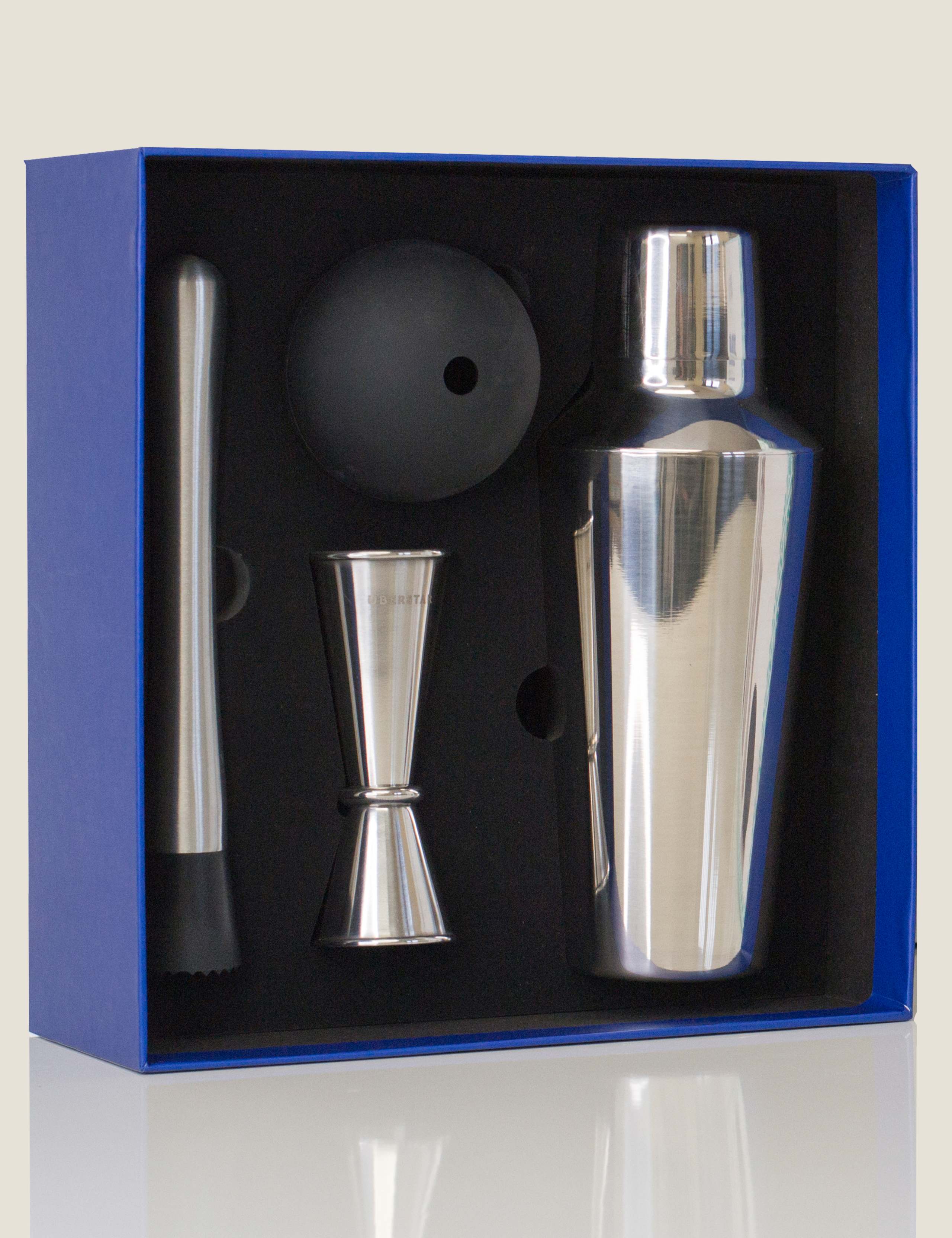 Uberstar Cocktail Master Gift Set barware kit - British product