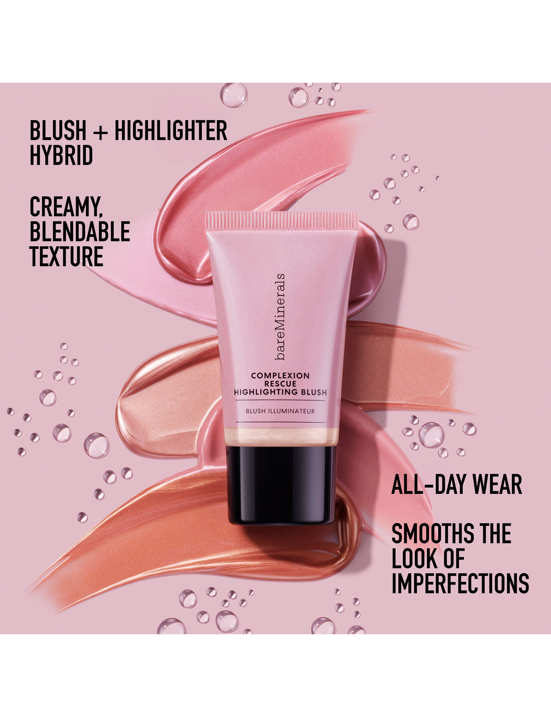 bareMinerals Complexion Rescue Highlighting Blush 15ml - British product
