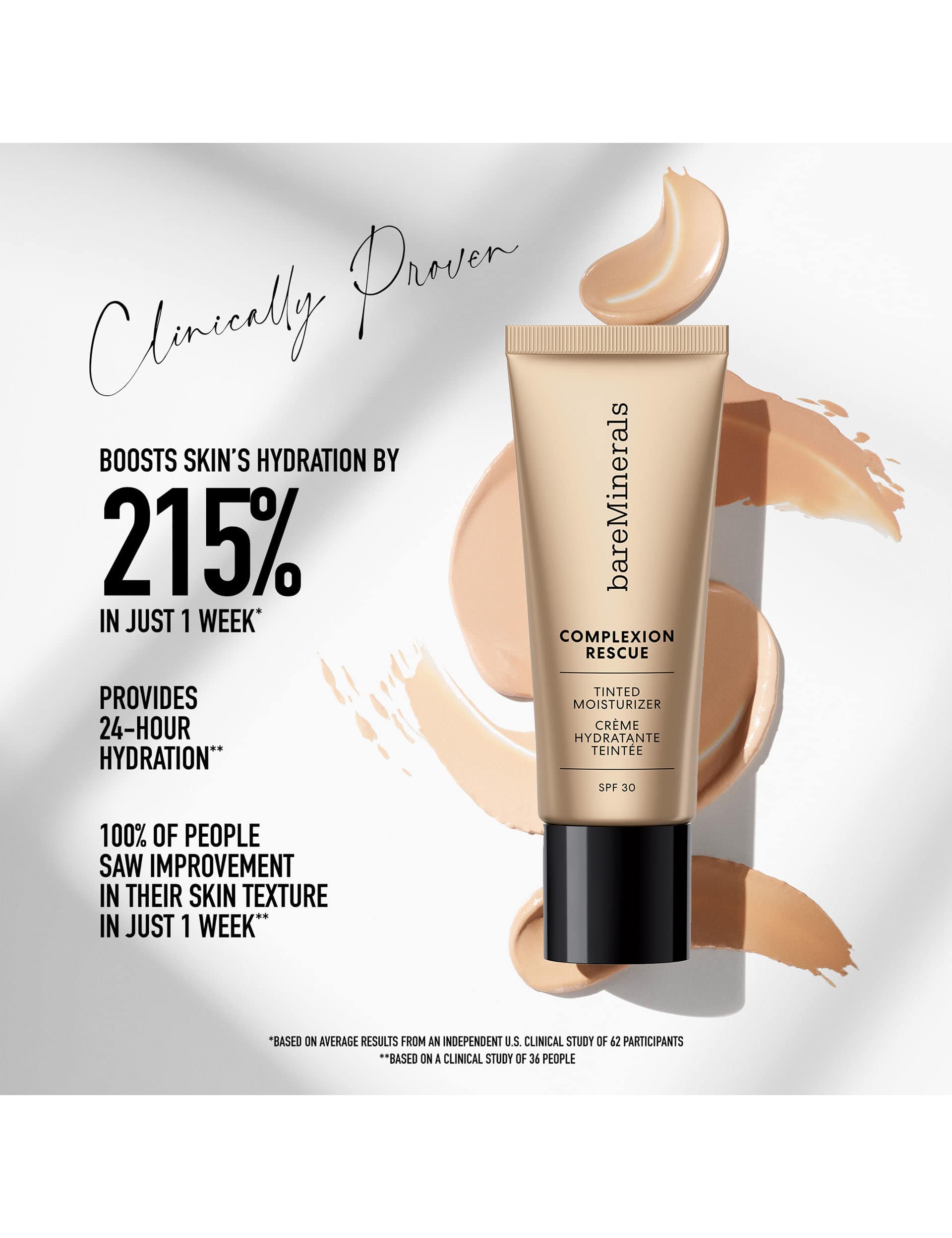 bareMinerals Complexion Rescue Tinted Moisturizer 35ml - British product