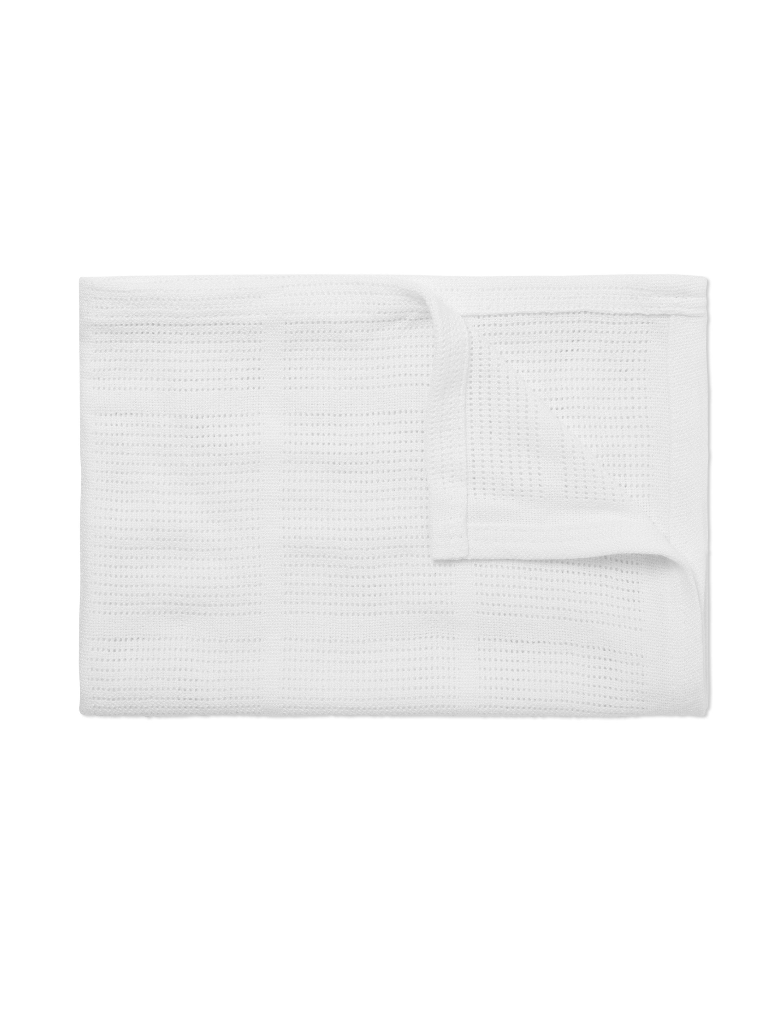 Cotton blend cellular blanket for nursery use - British product