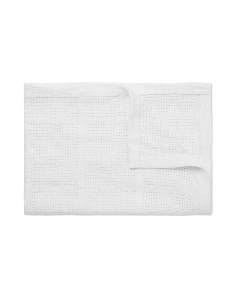 Cotton blend cellular blanket for nursery use - British product
