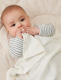 Cotton blend cellular blanket for nursery use - British product
