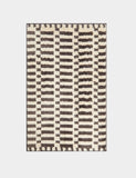 Cotton blend geometric quick dry bath mat 50 x 80cm - British product