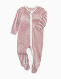 MORI Cotton Blend Zip Sleepsuit 0-24 Mths - British product