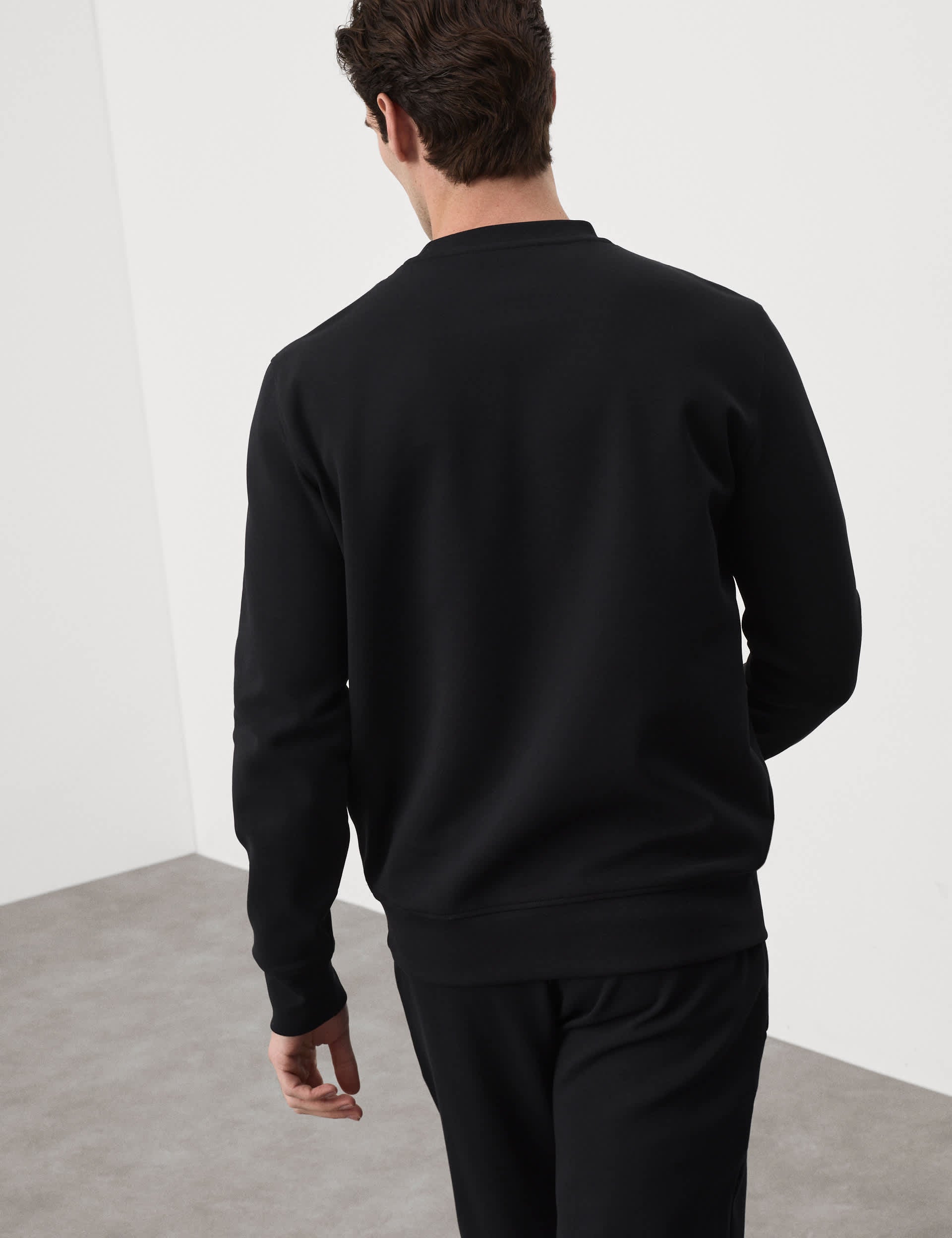 Autograph cotton rich crew neck sweatshirt - British product
