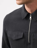 Autograph cotton-rich half zip sweatshirt - British product