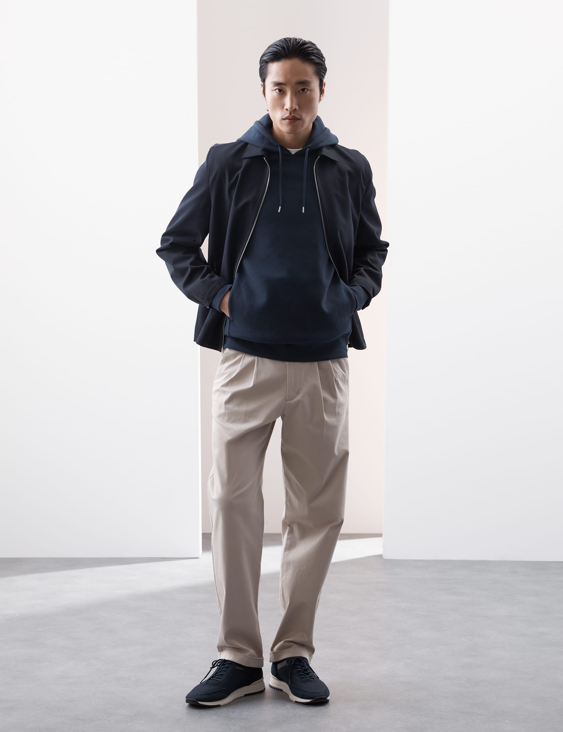 Autograph Cotton Rich Hoodie Regular Fit - British product