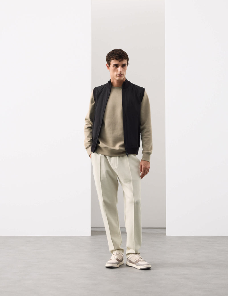 Autograph Cotton Rich Pintuck Straight Leg Joggers - British product