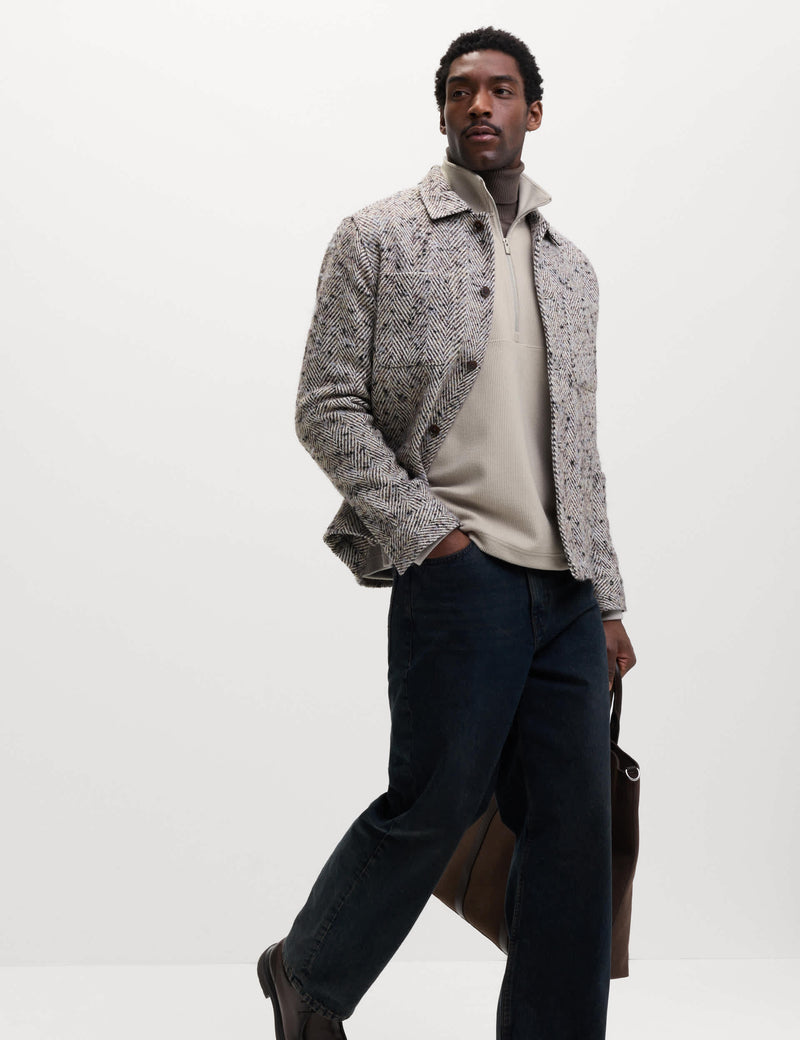 M&S cotton rich half zip sweatshirt - British product