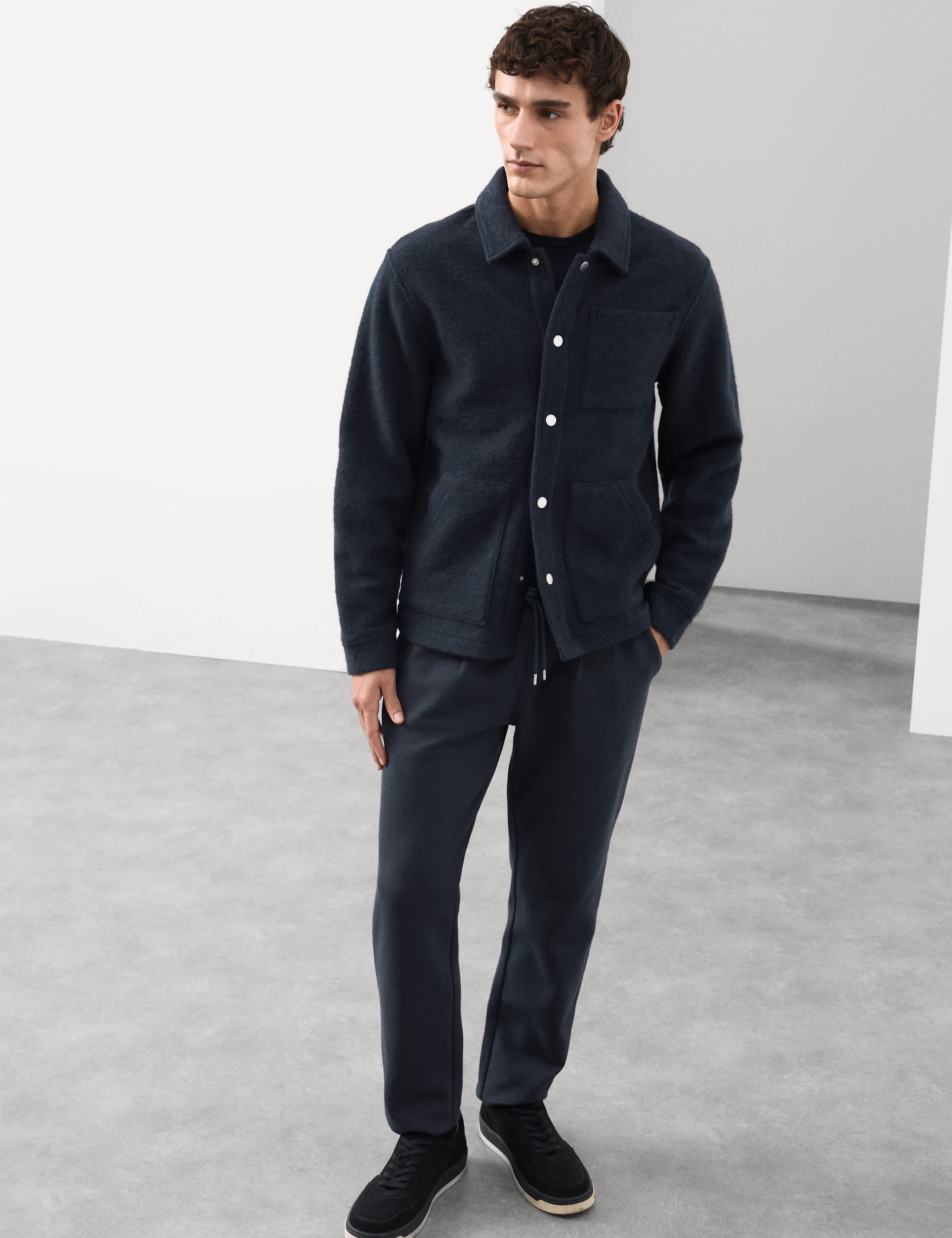 Autograph Cotton Rich Twill Joggers - British product