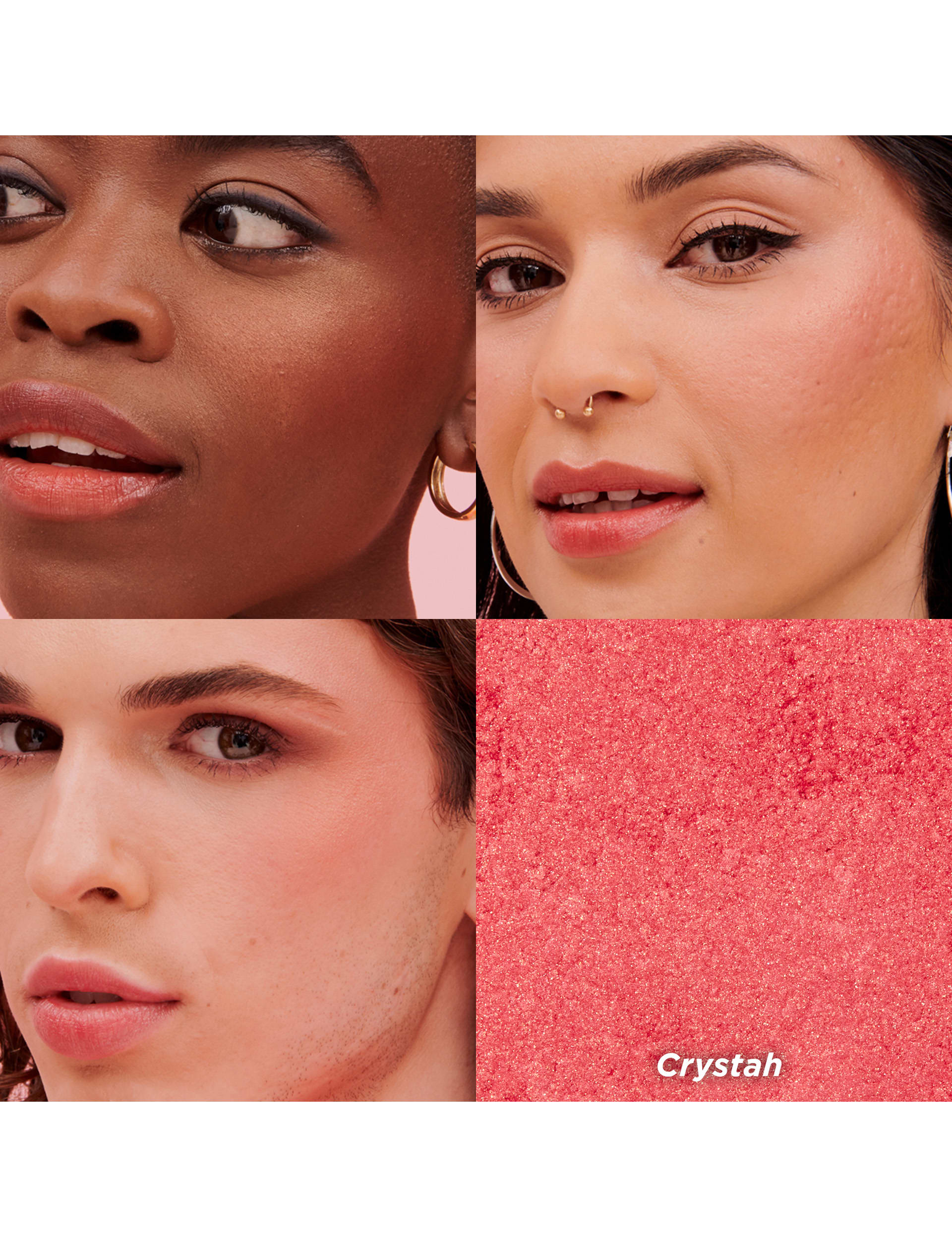 Benefit Crystah powder blusher strawberry pink 6g - British product