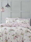 Catherine Lansfield Pink Songbird duvet cover set - British product