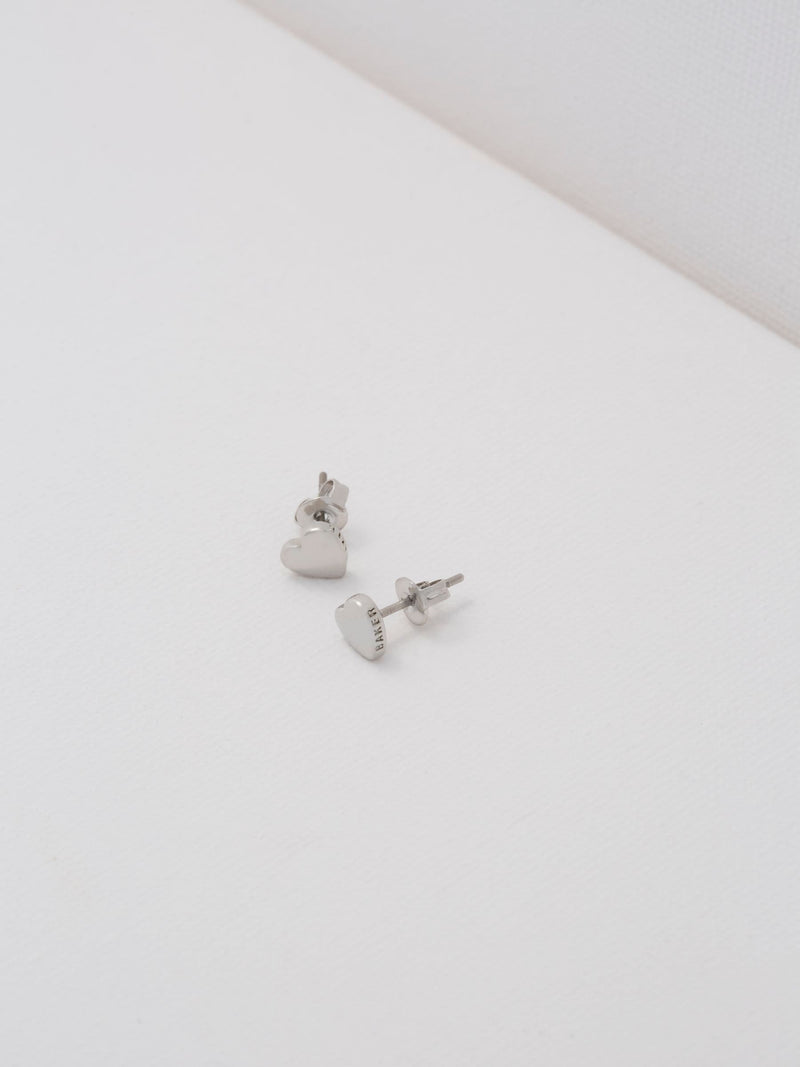 Ted Baker Tiny Heart Stud Earrings 0.6cm (British brand)