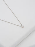 Ted Baker silver tone crystal pendant necklace 48cm (British brand)
