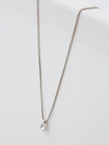 Ted Baker silver tone crystal pendant necklace 48cm (British brand)